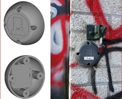 Paslezer hufterproof door 3D kapje