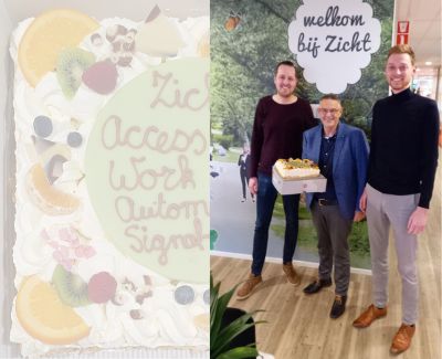 Access AtWork de ondertekening van het contract bij Zicht